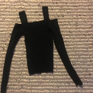 Black cut out sweater (Garage)